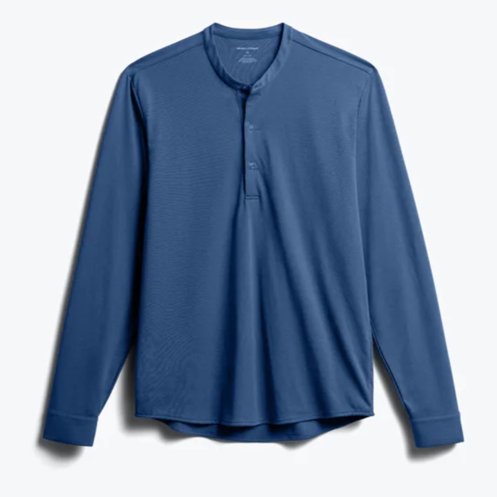 Composite Merino Henley long sleeve Ministry of Supply